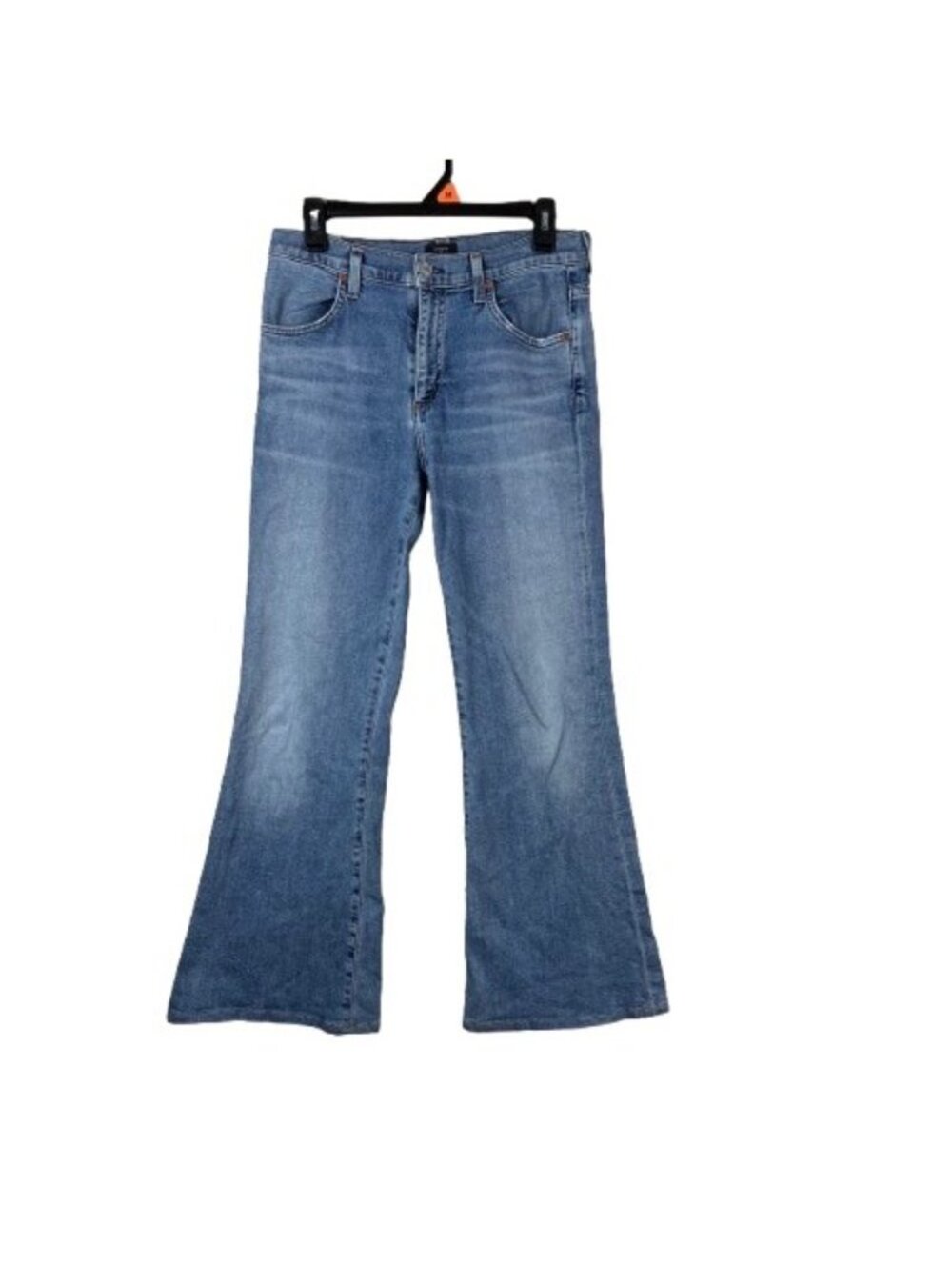 Citizens of Humanity Chloe Mid Rise Super Flare Jeans Serenity 28 Petite-Friendl